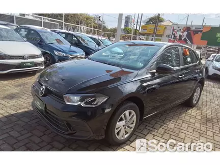Volkswagen POLO COMFORTLINE 170 1.0 12V TSI AT6 na cor Preta em Londrina / PR - 6952877
