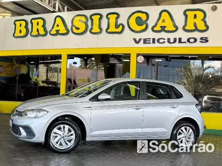 Volkswagen POLO COMFORTLINE 200 1.0 12V TSI AT6 na cor Prata em TOLEDO / PR - 6910381