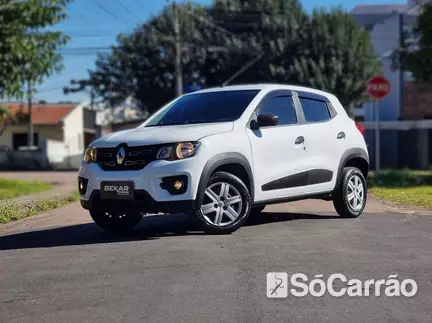Renault KWID ZEN 1.0 12V na cor Branca em Curitiba / PR - 6783815