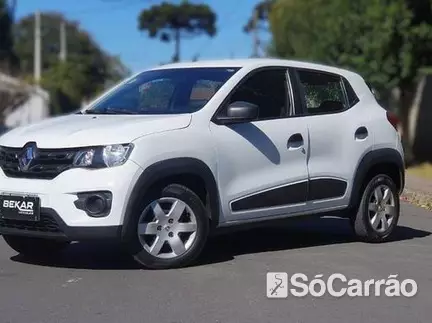 Renault KWID ZEN 1.0 12V na cor Branca em Curitiba / PR - 6789125