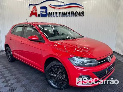 Volkswagen POLO 1.0 12V na cor Vermelha em Curitiba / PR - 6951716