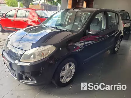 Renault SANDERO PRIVILEGE 1.6 16V HIFLEX na cor Preta em Curitiba / PR - 6932456