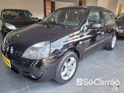 Renault CLIO CAMPUS(CONFORTO) 1.0 16V HIFLEX na cor Preta em Curitiba / PR - 6938657