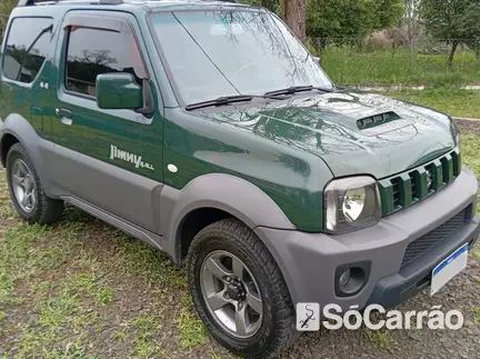 Suzuki JIMNY WIDE 4X4 1.3 16V na cor Verde em Guarapuava / PR - 6925254