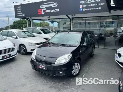 Renault SANDERO EXPRESSION 1.6 8V na cor Preta em Florianópolis / SC - 6992758