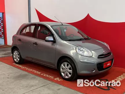 Nissan MARCH SV 1.6 16V CVT FLEXSTART na cor Cinza no Canoas / RS - 7001524