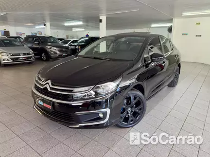 Citroen C4 LOUNGE SHINE 1.6 THP 16V AT6 na cor Preta no Novo Hamburgo / RS - 6912163