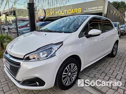 Peugeot 208 ALLURE 1.6 16V AT FLEXSTART na cor Branca em Curitiba / PR - 6743181