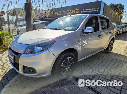 Renault SANDERO EXPRESSION 1.0 16V HIFLEX na cor Prata em Curitiba / PR - 6777230