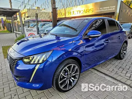 Peugeot 208 GRIFFE 1.6 16V AT6 na cor Azul em Curitiba / PR - 6797615