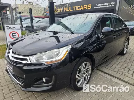 Citroen C4 LOUNGE EXCLUSIVE THP 1.6 16V TIP na cor Preta em Curitiba / PR - 6841126