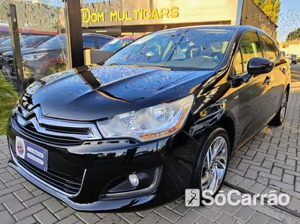 Citroen C4 LOUNGE EXCLUSIVE THP 1.6 16V TIP na cor Preta em Curitiba / PR - 6841126