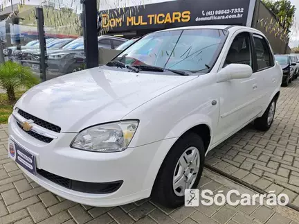 Chevrolet CLASSIC 1.0 VHC-E 8V FLEXPOWER na cor Branca em Curitiba / PR - 6870802
