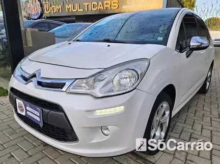 Citroen C3 EXCLUSIVE 1.6 16V AT FLEXSTART na cor Branca em Curitiba / PR - 6894780