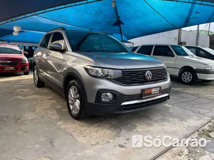 Volkswagen T-CROSS 200 1.0 TSI AT na cor Prata no Porto Alegre / RS - 6453647