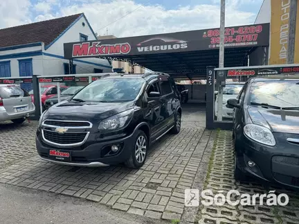 Chevrolet SPIN ACTIV 1.8 8V ECO AT6 na cor Preta em Curitiba / PR - 6801070