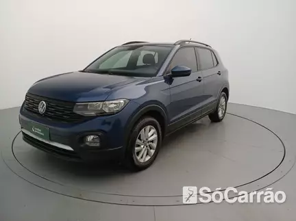 Volkswagen T-CROSS COMFORTLINE 200 1.0 TSI AT6 na cor Azul em Curitiba / PR - 6762462