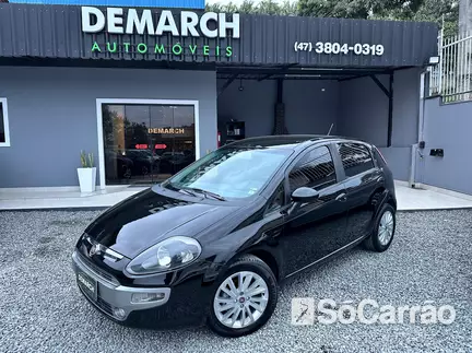 Fiat PUNTO ESSENCE SP 1.6 16V EVO na cor Preta em Joinville / SC - 6809700