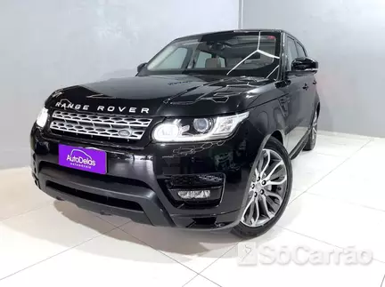 Land Rover RANGE ROVER SPORT HSE 4X4 3.0 S/C V6 na cor Preta em Florianópolis / SC - 6736401