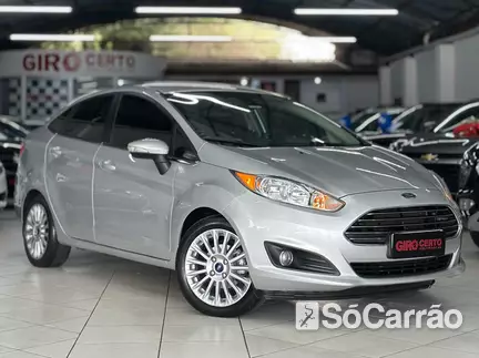 Ford NEW FIESTA SEDAN TITANIUM 1.6 16V 125CV P.SHIFT na cor Prata no Sapucaia do Sul / RS - 6814702