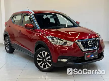 Nissan KICKS S 1.6 16V na cor Vermelha em Colombo / PR - 6913867