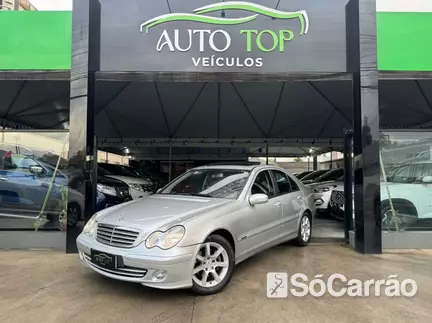 Mercedes C 180 KOMPRESSOR CLASSIC 1.8 na cor Prata em Palhoça / SC - 6861081