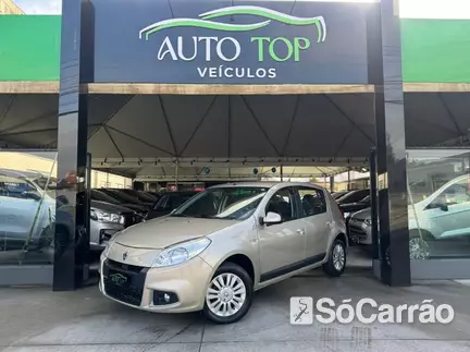 Renault SANDERO PRIVILEGE 1.6 16V HIFLEX na cor Bege em Palhoça / SC - 6929974