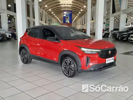 Fiat PULSE ABARTH TURBO 270 1.3 FLEX AT na cor Vermelha em Curitiba / PR - 6547021
