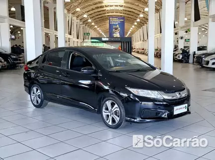 Honda CITY LX 1.5 16V CVT na cor Preta em Curitiba / PR - 6815237