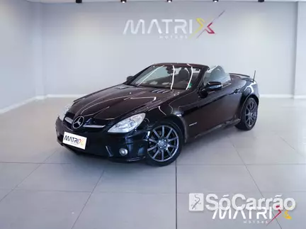 Mercedes SLK 200 KOMPRESSOR 1.8 na cor Preta em São José / SC - 6670075