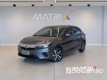 Honda CITY HATCH TOURING 1.5 16V CVT na cor Cinza em São José / SC - 6917720