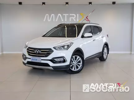 Hyundai SANTA FE GLS 4WD 3.3 V6 AT na cor Branca em São José / SC - 6931255
