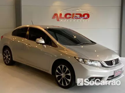 Honda CIVIC LXR 2.0 16V AT5 na cor Prata em Blumenau / SC - 6900348