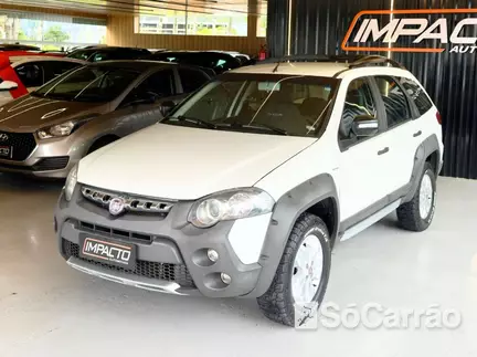 Fiat PALIO WEEKEND ADVENTURE 1.8 16V DUAL na cor Branca em São José / SC - 6996087