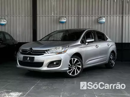Citroen C4 LOUNGE TENDANCE THP 1.6 16V AT na cor Prata em São José dos Pinhais / PR - 6587349