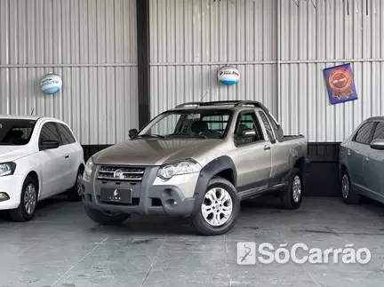 Fiat STRADA CE ADVENTURE LOCKER(HIGHTECH2) 1.8 8V na cor Bege em São José dos Pinhais / PR - 6898017