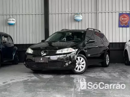 Renault MEGANE GRAND TOUR DYNAMIQUE 1.6 16V HIFLEX na cor Preta em São José dos Pinhais / PR - 6966158