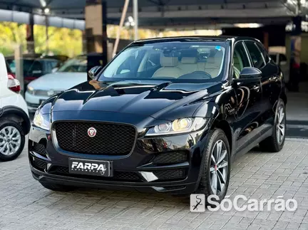 Jaguar F-PACE PRESTIGE AWD 2.0 TB na cor Preta em Palhoça / SC - 6725522