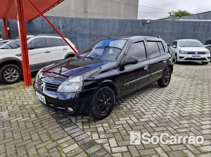 Renault CLIO (CONF) 1.0 16V HIFLEX na cor Preta em Curitiba / PR - 6761184
