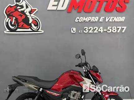 Honda CG 160 TITAN na cor Vermelha em Curitiba / PR - 6439404