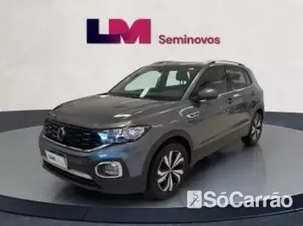 Volkswagen T-CROSS HIGHLINE 250 1.4 TSI AT6 na cor Cinza em Curitiba / PR - 6739147