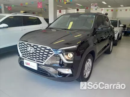 Hyundai CRETA COMFORT PLUS 1.0 12V T-GDI AT na cor Preta em Curitiba / PR - 6786286
