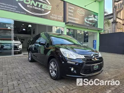 Citroen C3 TENDANCE 1.5 8V na cor Preta em Londrina / PR - 6937212
