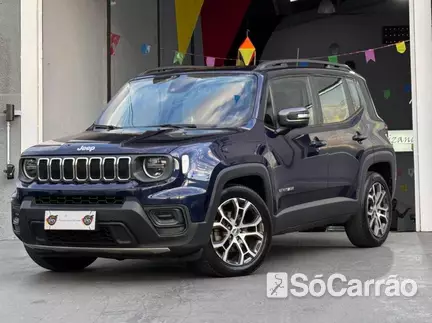 JEEP RENEGADE LONGITUDE 1.3 T270 TB AT6 na cor Azul em São José dos Pinhais / PR - 6785365