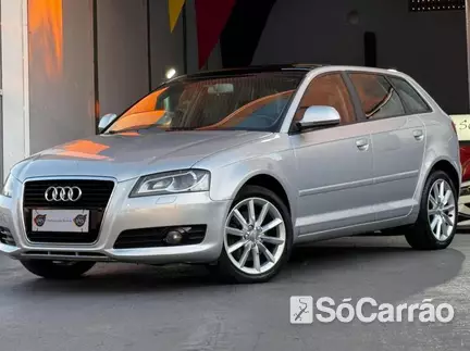 Audi A3 SPORTBACK AMBIENTE(CONFORTO) 1.4 16V TFSI S TRONIC na cor Prata em São José dos Pinhais / PR - 6962128