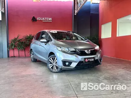 Honda FIT EXL 1.5 16V CVT FLEXONE na cor Cinza em Campinas / SP - 6821288