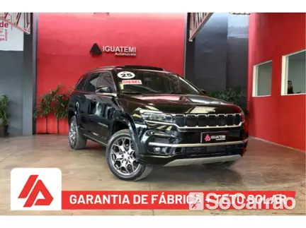 JEEP COMMANDER OVERLAND TD380 4X4 2.0 AT na cor Preta em Campinas / SP - 6827016