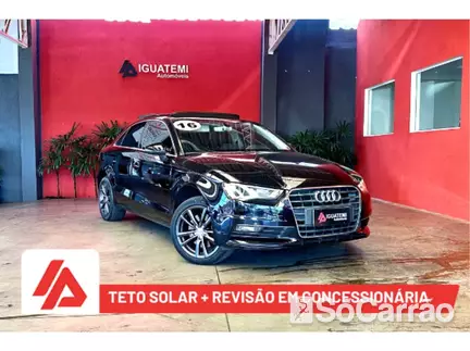 Audi A3 SPORTBACK AMBITION 1.8 16V TFSI S TRONIC na cor Preta em Campinas / SP - 6925822