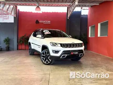 JEEP COMPASS LIMITED(PROTECTION) 4X4 2.0 TB AT9 DIES na cor Branca em Campinas / SP - 6937614