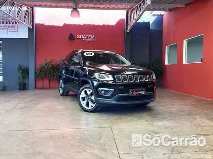 JEEP COMPASS LONGITUDE 4X2 2.0 16V AT6 na cor Preta em Campinas / SP - 6952629